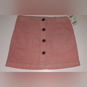 OshKosh B’Gosh Pink Corduroy Skirt Girls 6/6x